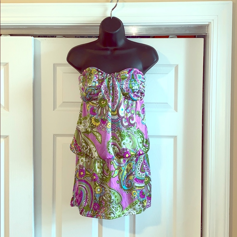 Gorgeous multi colored top/dress!